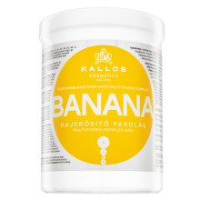 Kallos Banana Fortifying Hair Mask kräftigende Maske für schwaches Haar 1000 ml