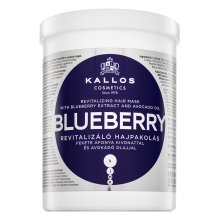 Kallos Blueberry Revitalizing Hair Mask mască hrănitoare pentru păr uscat si deteriorat 1000 ml