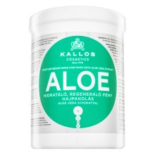 Kallos Aloe Moisture Repair Shine Hair Mask mască hrănitoare pentru finețe și strălucire a părului 1000 ml