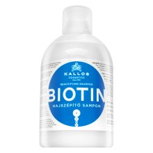 Kallos Biotin Beautifying Shampoo изсветляващ шампоан за гладкост и блясък на косата 1000 ml