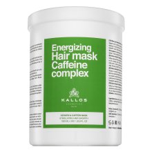 Kallos Energizing Hair Mask Caffeine Complex Keratin & Caffein Mask krepilna maska za redčenje las 1000 ml