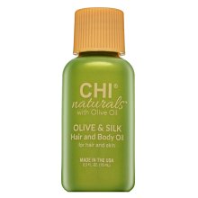 CHI Naturals with Olive Oil Olive & Silk Hair and Body Oil olej na vlasy a telo 15 ml