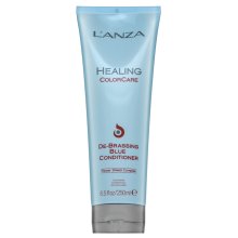 L’ANZA Healing ColorCare De-Brassing Blue Conditioner toning conditioner for brown shades 250 ml