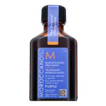 Moroccanoil Purple Treatment vyživující olej pro platinově blond a šedivé vlasy 25 ml
