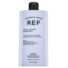 REF Cool Silver Shampoo neutralisierte Shampoo für platinblondes und graues Haar 285 ml