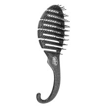 Wet Brush Shower Detangler Glitter Black Haarbürste