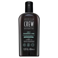 American Crew 3-in-1 Chamolie + Pine šampon, kondicionér a sprchový gel 450 ml
