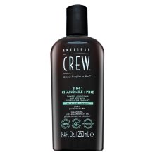American Crew 3-in-1 Chamolie + Pine shampoo, balsamo e gel doccia 250 ml