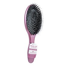 Olivia Garden Ceramic+Ion Supreme Combo Metal Pink hajkefe nejlon- és vaddisznósörtékkel