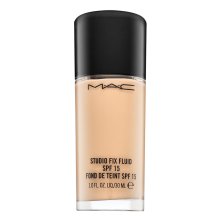 MAC Studio Fix Fluid Foundation SPF15 NC15 dlouhotrvající make-up pro sjednocenou a rozjasněnou pleť 30 ml