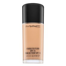 MAC Studio Fix Fluid Foundation SPF15 NC20 dlhotrvajúci make-up pre zjednotenú a rozjasnenú pleť 30 ml