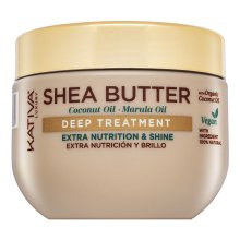 Kativa Shea Butter Coconut Oil - Marula Oil Deep Treatment maschera nutriente per morbidezza e lucentezza dei capelli 300 ml