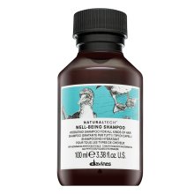 Davines Natural Tech Well-Being Shampoo Pflegeshampoo für Feinheit und Glanz des Haars 100 ml