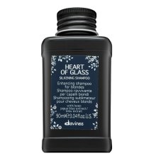 Davines Heart Of Glass Silkening Shampoo shampoo rinforzante per capelli tinri, trattati chimicamente e decolorati 90 ml