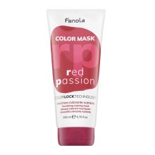 Fanola Color Mask tápláló maszk színes pigmentekkel a vörös árnyalatok újraélesztéséhez Red Passion 200 ml