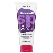 Fanola Color Mask подхранваща маска с цветни пигменти за опресняване на цвета Silky Purple 200 ml