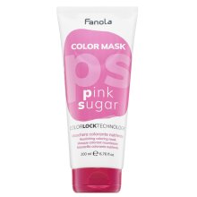 Fanola Color Mask ernährende Maske mit Farbpigmenten für Wiederbelebung der Farbe Pink Sugar 200 ml