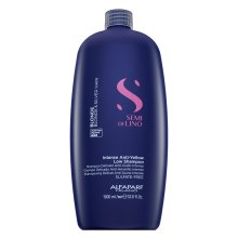 Alfaparf Milano Semi Di Lino Blonde Intense Anti-Yellow Low Shampoo neutralizující šampon pro blond vlasy 1000 ml