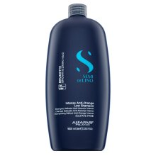 Alfaparf Milano Semi Di Lino Brunette Anti-Orange Low Shampoo neutralisierte Shampoo für braune Farbtöne 1000 ml