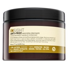 Insight Anti-Frizz Hydrating Mask hajsimító maszk hullámos és göndör hajra 500 ml