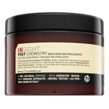 Insight Post Chemistry Neutralizing Mask neutralizujúca maska pre farbené, chemicky ošetrené a zosvetlené vlasy 500 ml