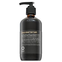 OWAY Silver Steel Hair Bath Champú neutralizante Contra el amarilleo de la sombra 240 ml