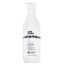Milk_Shake Icy Blond Conditioner Балсам за платинено руса и сива коса 1000 ml