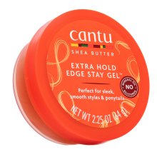Cantu Shea Butter Firm Hold Edge Stay Gel haargel voor het creëren van perfecte vlechten