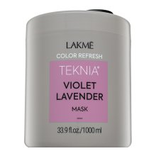 Lakmé Teknia Color Refresh Violet Lavender Mask подхранваща маска с цветни пигменти за коса с лилави нюанси 1000 ml