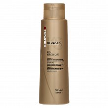 Goldwell Kerasilk Rich Keratin Care Shampoo šampon pro nepoddajné a poškozené vlasy 500 ml