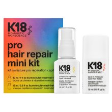 K18 Pro Hair Repair Mini Kit Kit Para la regeneración, nutrición y protección del cabello 30 ml + 15 ml