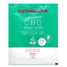 Dermacol Cannabis maska nawilżająca w płacie CBD Sheet Mask