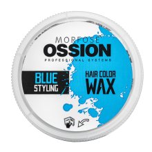 Morfose Hair Color Wax цветен восък за коса Blue Styling 100 ml