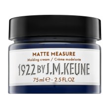 Keune 1922 Matte Measure Molding Cream cremă pentru styling pentru a defini si forma 75 ml