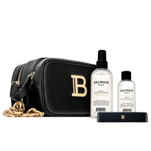 Balmain Hair Couture Black & Gold Toiletry Bag ajándékszett puha és fényes hajért