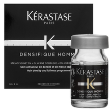 Kérastase Densifique Homme Density and Fulness Programme trattamento gel per capelli sottili 30 x 6 ml