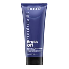 Matrix Total Results Brass Off Pigments Neutralisants Mask neutralisierende Haarmaske für gefärbtes Haar 200 ml
