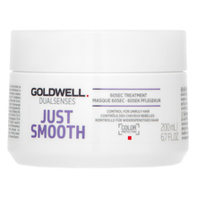 Goldwell Dualsenses Just Smooth 60sec Treatment Bändigende Haarmaske für widerspenstiges Haar 200 ml