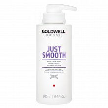 Goldwell Dualsenses Just Smooth 60sec Treatment maschera levigante per capelli in disciplinati 500 ml