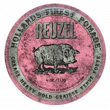 Reuzel Pink Pomade Pomada para el cabello Para una fijación fuerte 113 g