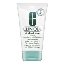 Clinique All About Clean 2-in-1 Cleansing + Exfoliating Jelly pianka czyszcząca do wszystkich typów skóry 150 ml