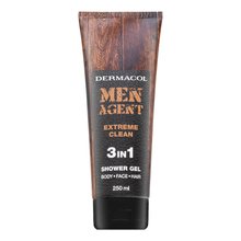 Dermacol Men Agent Extreme Clean 3in1 Shower Gel tusfürdő gél férfiaknak 250 ml