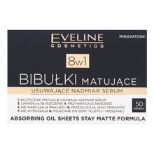 Eveline Absorbing Oil Sheets Stay Matte Formula 50 pcs papierki matujące do tłustej skóry