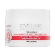 Eveline French Rose Hialuron Smoothing Face Cream cremă hidratantă pentru toate tipurile de piele 50 ml