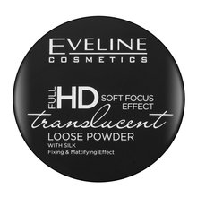 Eveline FullHD Soft Focus Translucent Loose Powder transparentný púder pre zjednotenú a rozjasnenú pleť 6 g