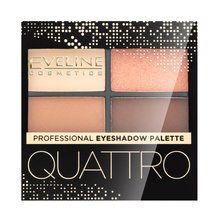 Eveline Quattro Professional Eyeshadow Palette 1 palette di ombretti 3,2 g