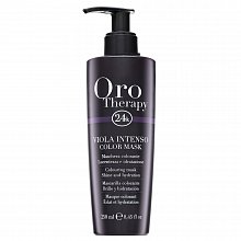 Fanola Oro Therapy Colouring Mask Viola Intenso nourishing hair mask to refresh your colour 250 ml