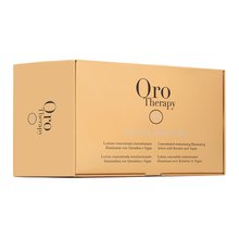 Fanola Oro Therapy Oro Puro Restructuring Lotion Haarkur für trockenes und geschädigtes Haar 12 x 10 ml