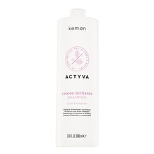 Kemon Actyva Colore Brilliante Shampoo Champú nutritivo Para cabellos teñidos 1000 ml