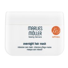 Marlies Möller Softness Overnight Hair Mask Éjszakai hidratáló maszk kisimított és fényes hajért 125 ml